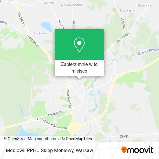 Mapa Meblowil PPHU Sklep Meblowy