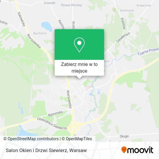 Mapa Salon Okien i Drzwi Siewierz