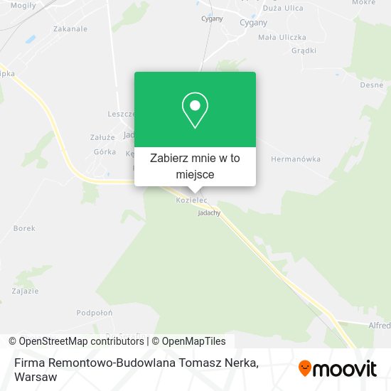 Mapa Firma Remontowo-Budowlana Tomasz Nerka