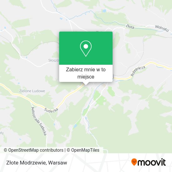 Mapa Złote Modrzewie