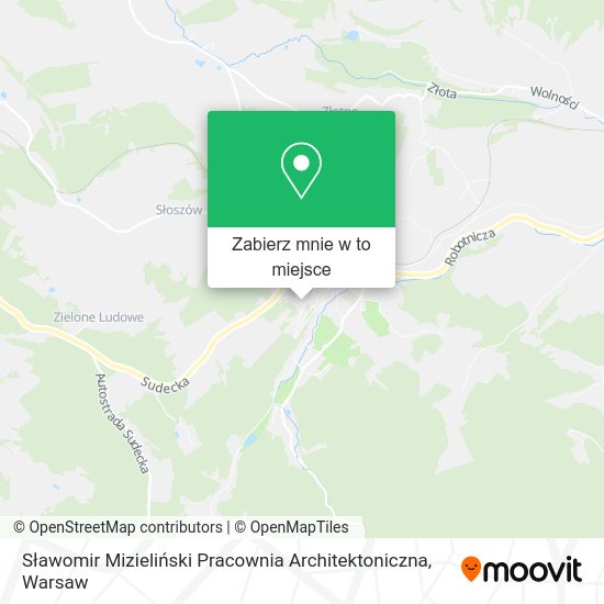 Mapa Sławomir Mizieliński Pracownia Architektoniczna