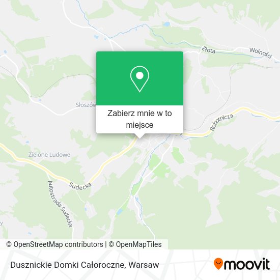 Mapa Dusznickie Domki Całoroczne