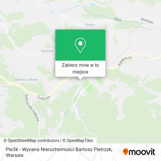 Mapa Pie3k - Wycena Nieruchomości Bartosz Pietrzyk