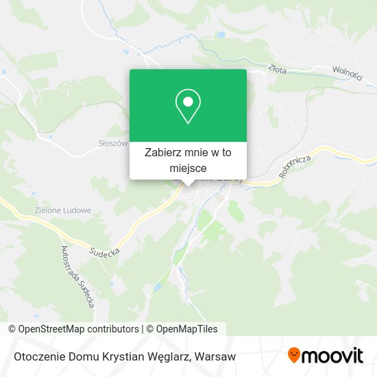 Mapa Otoczenie Domu Krystian Węglarz