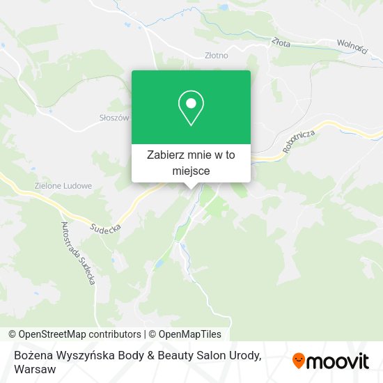 Mapa Bożena Wyszyńska Body & Beauty Salon Urody