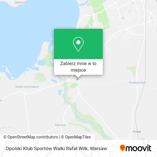 Mapa Opolski Klub Sportów Walki Rafał Wilk