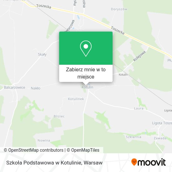 Mapa Szkoła Podstawowa w Kotulinie