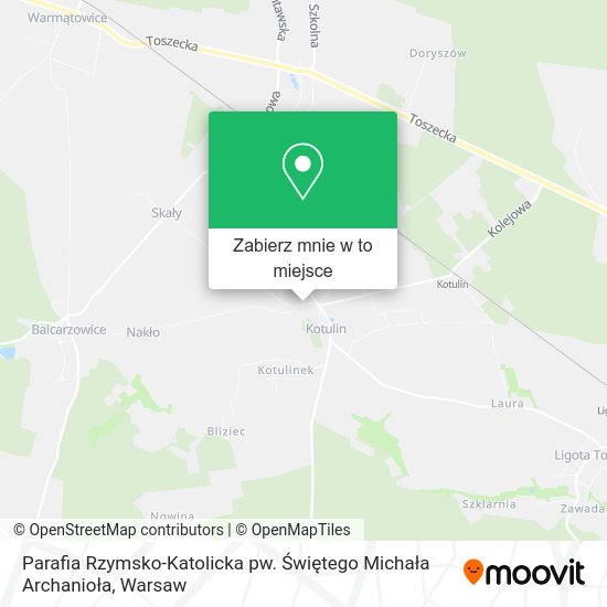 Mapa Parafia Rzymsko-Katolicka pw. Świętego Michała Archanioła