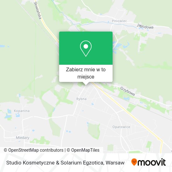 Mapa Studio Kosmetyczne & Solarium Egzotica