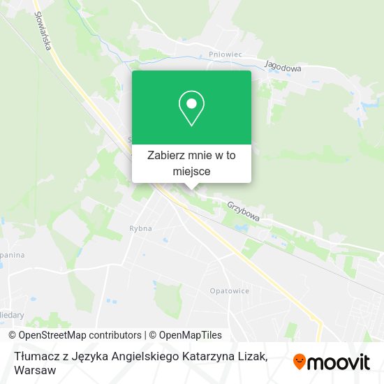 Mapa Tłumacz z Języka Angielskiego Katarzyna Lizak