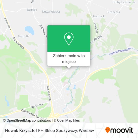 Mapa Nowak Krzysztof FH Sklep Spożywczy