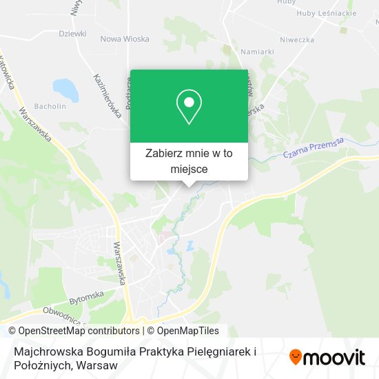 Mapa Majchrowska Bogumiła Praktyka Pielęgniarek i Położniych