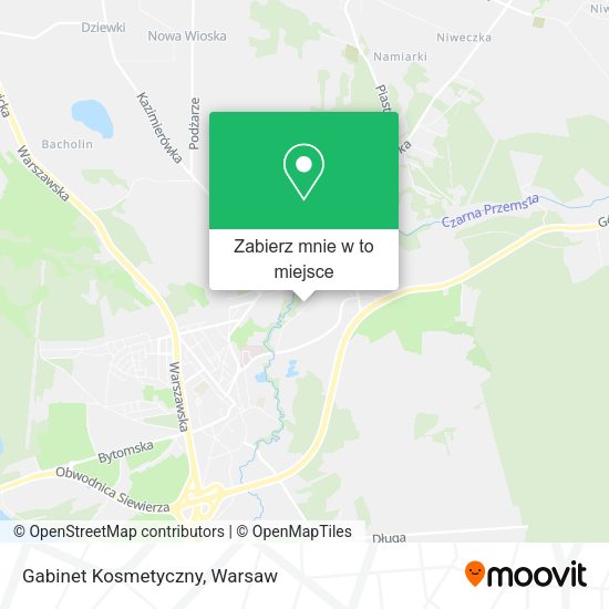 Mapa Gabinet Kosmetyczny