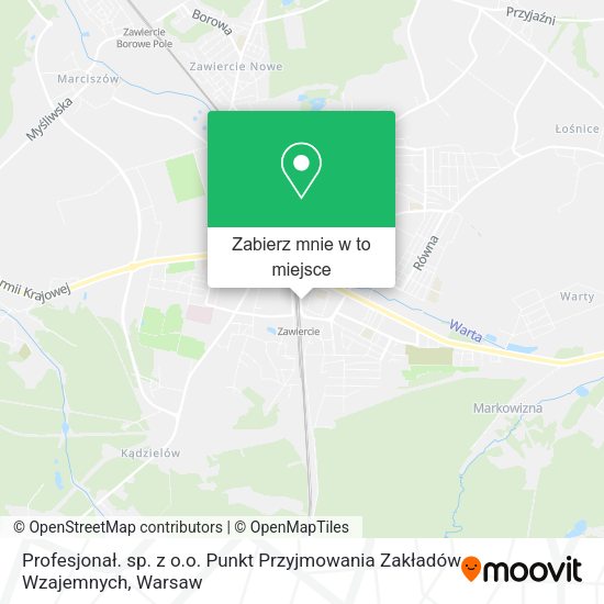 Mapa Profesjonał. sp. z o.o. Punkt Przyjmowania Zakładów Wzajemnych