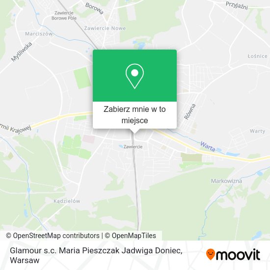 Mapa Glamour s.c. Maria Pieszczak Jadwiga Doniec