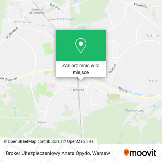 Mapa Broker Ubezpieczeniowy Aneta Opydo