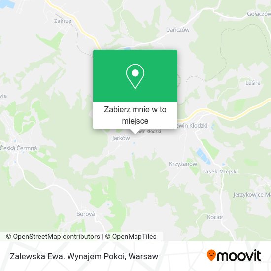 Mapa Zalewska Ewa. Wynajem Pokoi