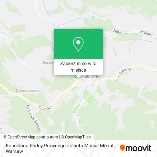 Mapa Kancelaria Radcy Prawnego Jolanta Musial Mikrut