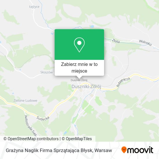 Mapa Grażyna Naglik Firma Sprzątająca Błysk