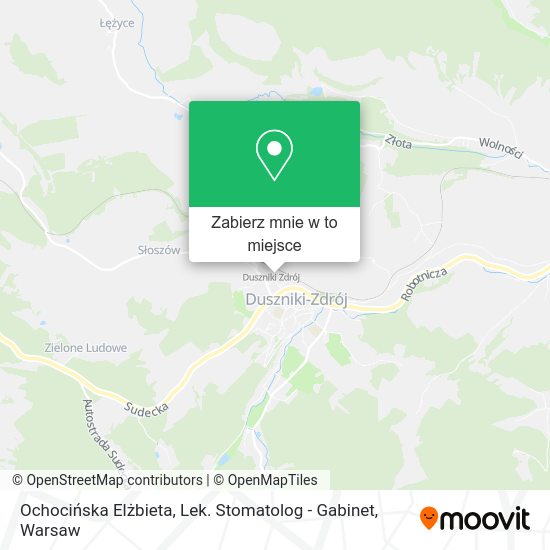 Mapa Ochocińska Elżbieta, Lek. Stomatolog - Gabinet