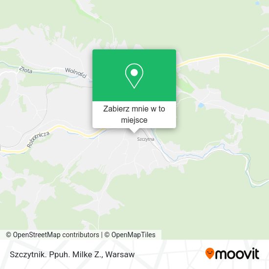 Mapa Szczytnik. Ppuh. Milke Z.