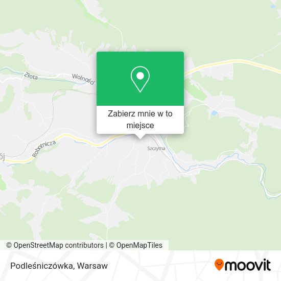 Mapa Podleśniczówka