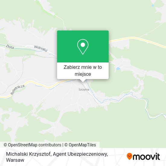 Mapa Michalski Krzysztof, Agent Ubezpieczeniowy