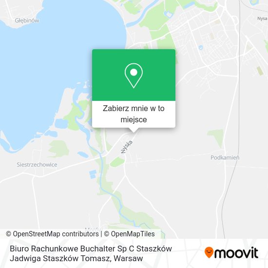 Mapa Biuro Rachunkowe Buchalter Sp C Staszków Jadwiga Staszków Tomasz