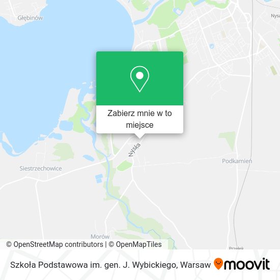 Mapa Szkoła Podstawowa im. gen. J. Wybickiego