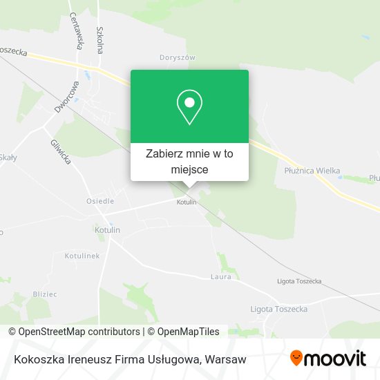 Mapa Kokoszka Ireneusz Firma Usługowa