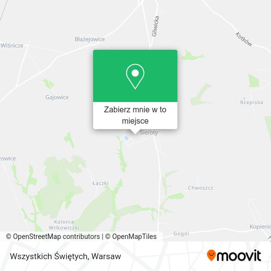 Mapa Wszystkich Świętych