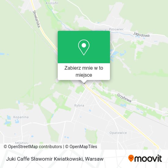 Mapa Juki Caffe Sławomir Kwiatkowski