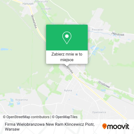 Mapa Firma Wielobranzowa New Ram Klincewicz Piotr