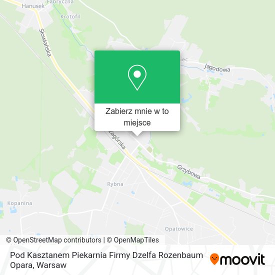 Mapa Pod Kasztanem Piekarnia Firmy Dzelfa Rozenbaum Opara