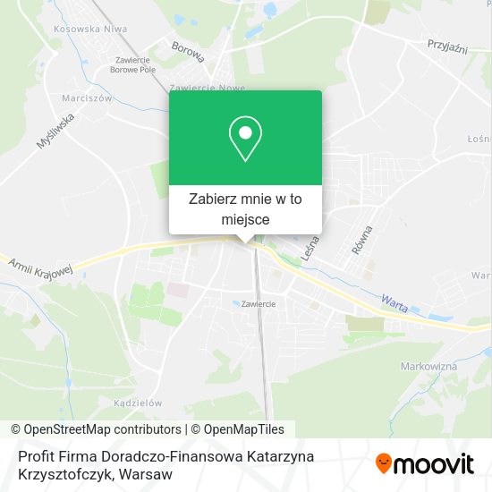 Mapa Profit Firma Doradczo-Finansowa Katarzyna Krzysztofczyk