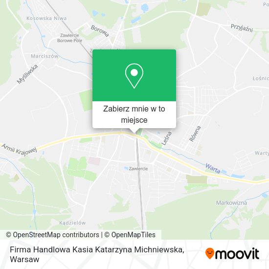 Mapa Firma Handlowa Kasia Katarzyna Michniewska