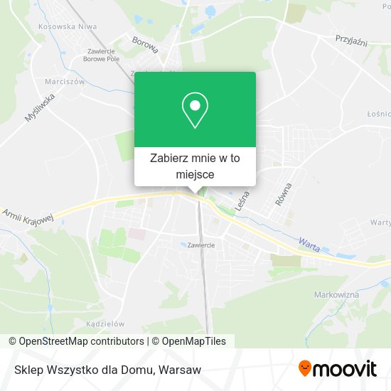 Mapa Sklep Wszystko dla Domu