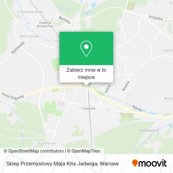 Mapa Sklep Przemyslowy Maja Kita Jadwiga