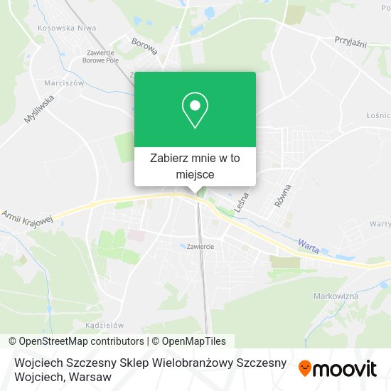 Mapa Wojciech Szczesny Sklep Wielobranżowy Szczesny Wojciech