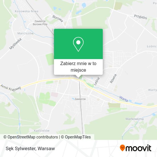 Mapa Sęk Sylwester