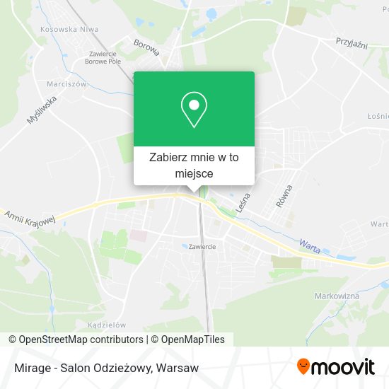 Mapa Mirage - Salon Odzieżowy