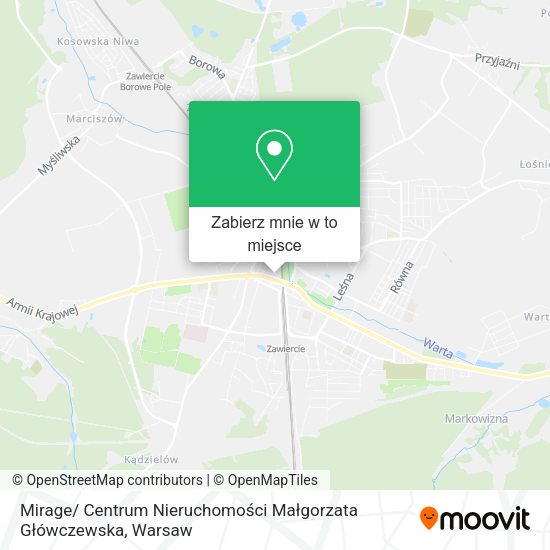 Mapa Mirage/ Centrum Nieruchomości Małgorzata Główczewska