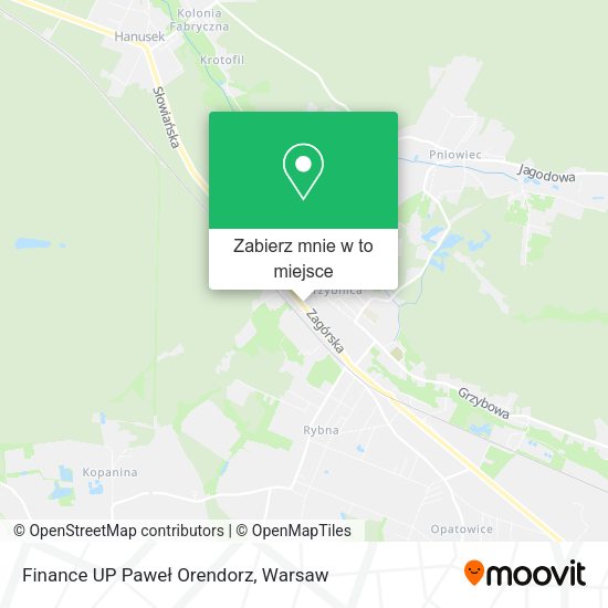 Mapa Finance UP Paweł Orendorz