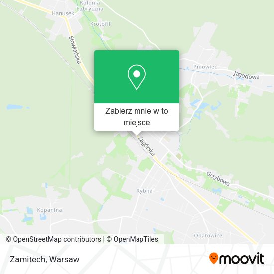 Mapa Zamitech