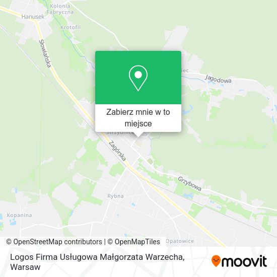 Mapa Logos Firma Usługowa Małgorzata Warzecha