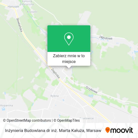 Mapa Inżynieria Budowlana dr inż. Marta Kałuża