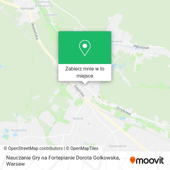 Mapa Nauczanie Gry na Fortepianie Dorota Golkowska