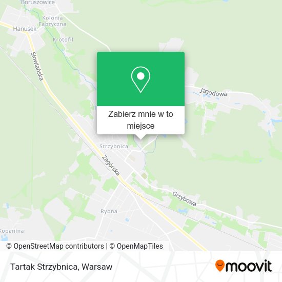 Mapa Tartak Strzybnica