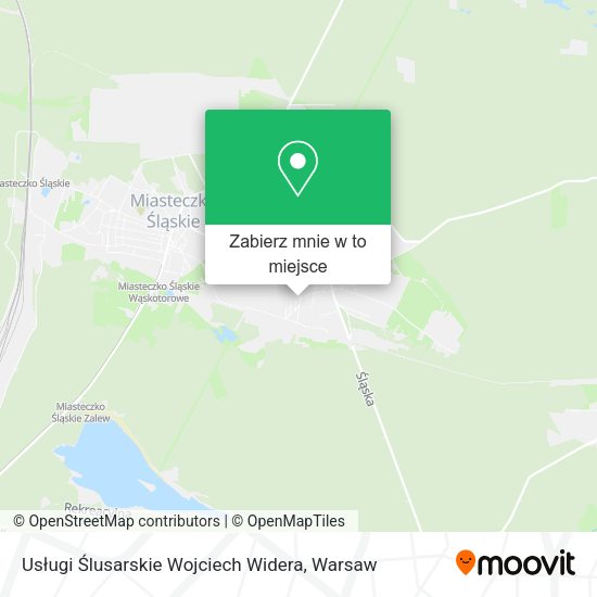 Mapa Usługi Ślusarskie Wojciech Widera