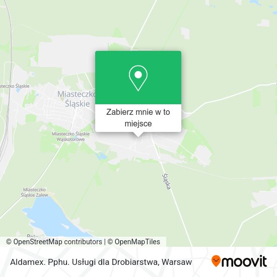 Mapa Aldamex. Pphu. Usługi dla Drobiarstwa